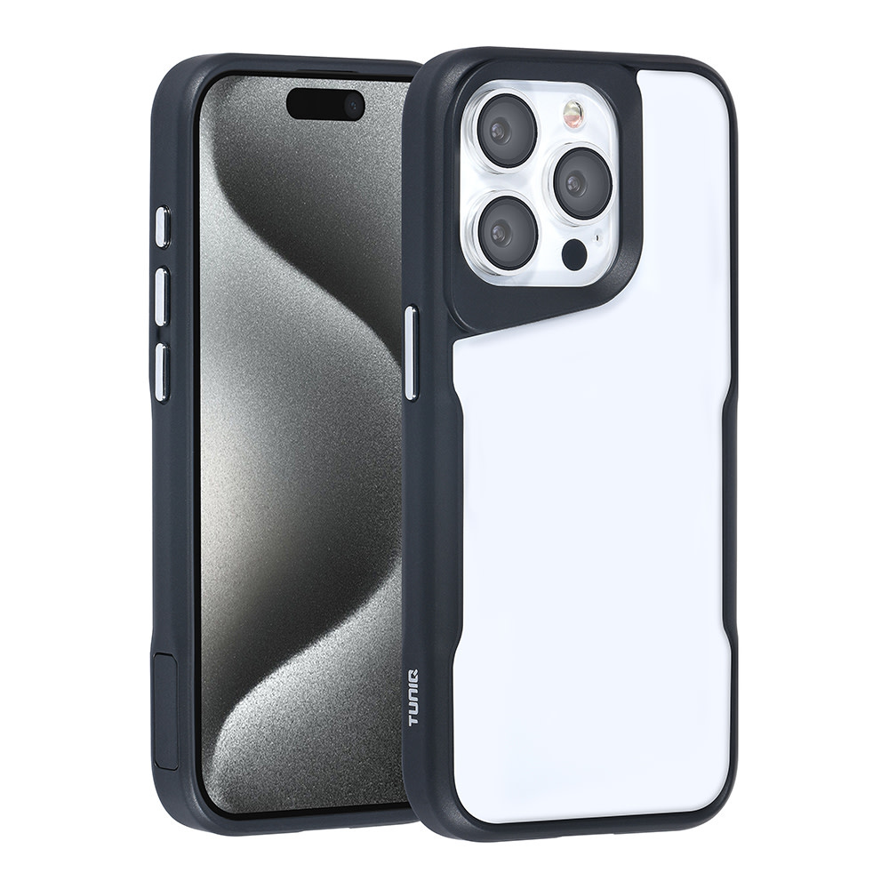 TUNIQ TUNIQ iPhone 15 Pro Backcover hoesje Silicone - Zwart