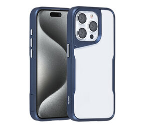 TUNIQ TUNIQ iPhone 15 Pro Back cover case - Silicone - Dark Blue