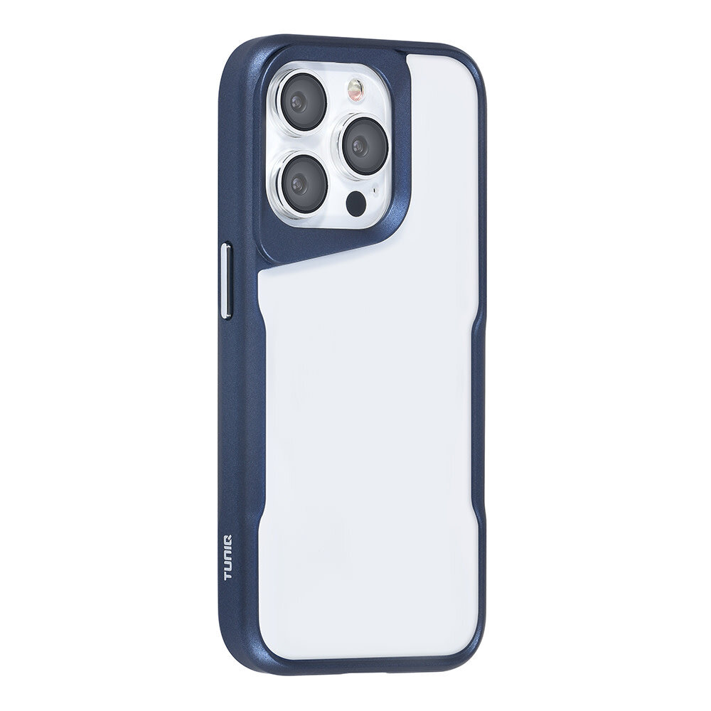 TUNIQ TUNIQ iPhone 15 Pro Back cover coque Silicone - Bleu foncé