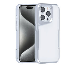 TUNIQ TUNIQ iPhone 15 Pro Back cover case - Silicone - Silver