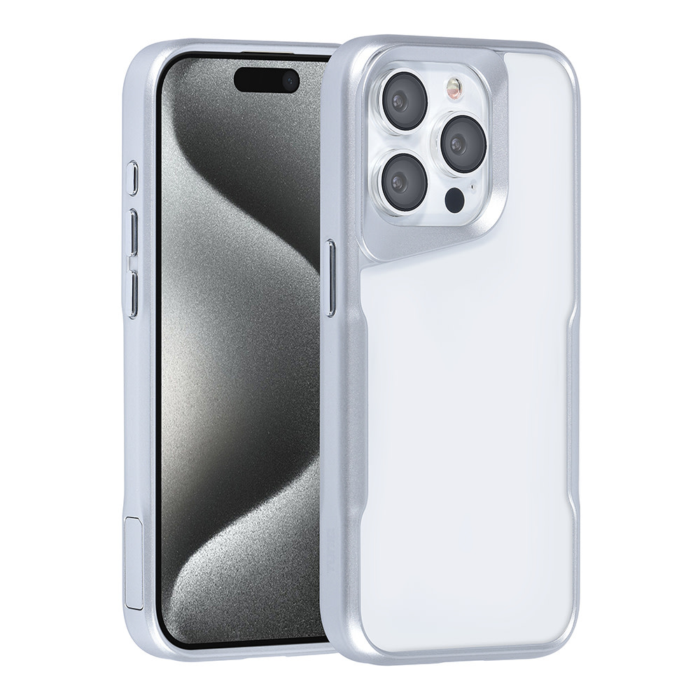TUNIQ TUNIQ iPhone 15 Pro Backcover hoesje Silicone - Zilver