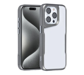 TUNIQ TUNIQ iPhone 15 Pro Back cover case - Silicone - Grey