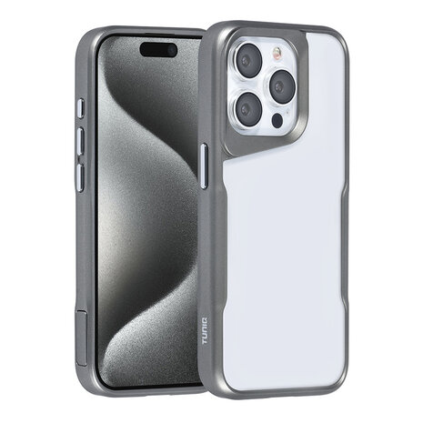 TUNIQ TUNIQ iPhone 15 Pro Backcover hoesje Silicone - Grijs