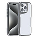 TUNIQ TUNIQ iPhone 15 Pro Back-Cover hul - Silicone - Grau TUNIQ TUNIQ iPhone 15 Pro Back-Cover hul - Silicone - Grau