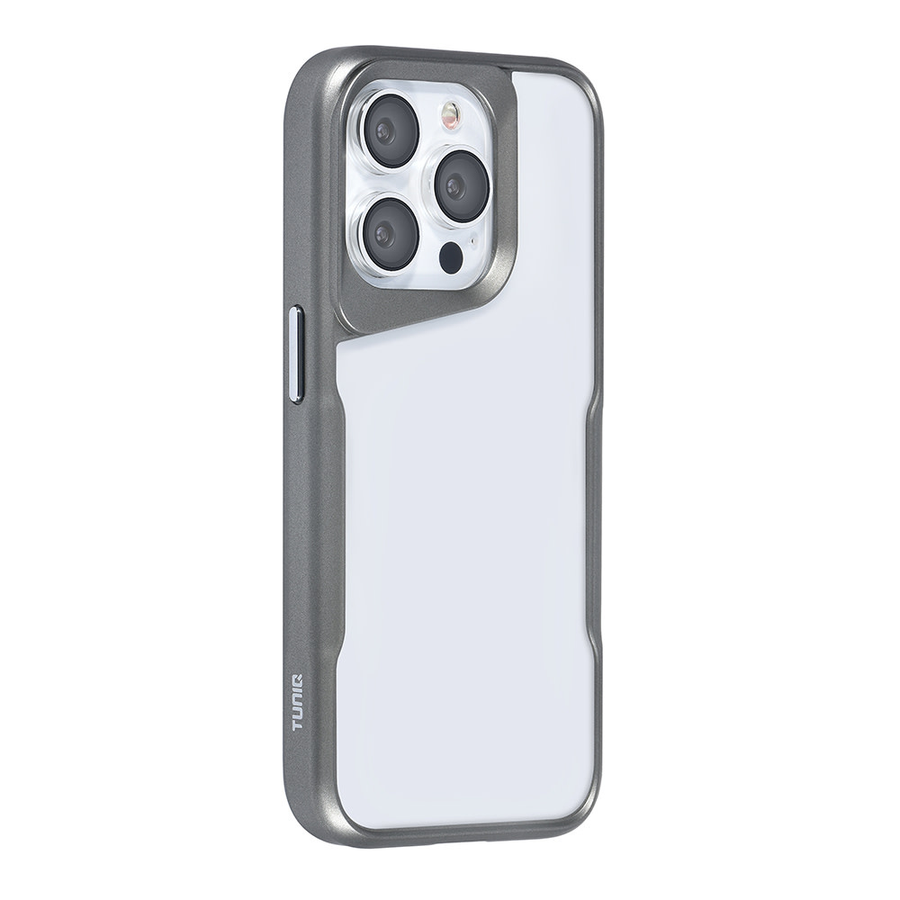 TUNIQ TUNIQ iPhone 15 Pro Backcover hoesje Silicone - Grijs, foto 2 van 6