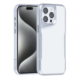 TUNIQ TUNIQ iPhone 15 Pro Max Back-Cover hul - Silicone - Silber TUNIQ TUNIQ iPhone 15 Pro Max Back-Cover hul - Silicone - Silber