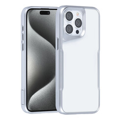 TUNIQ iPhone 15 Pro Max Back cover case - Silicone - Silver