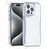 TUNIQ iPhone 15 Pro Max Back cover coque Silicone - Argent