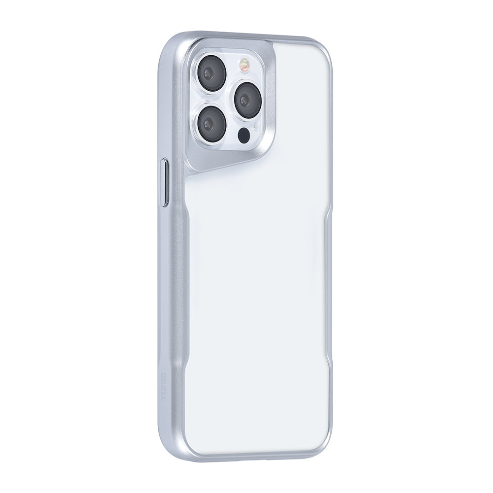 TUNIQ TUNIQ iPhone 15 Pro Max Backcover hoesje Silicone - Zilver, foto 5 van 6