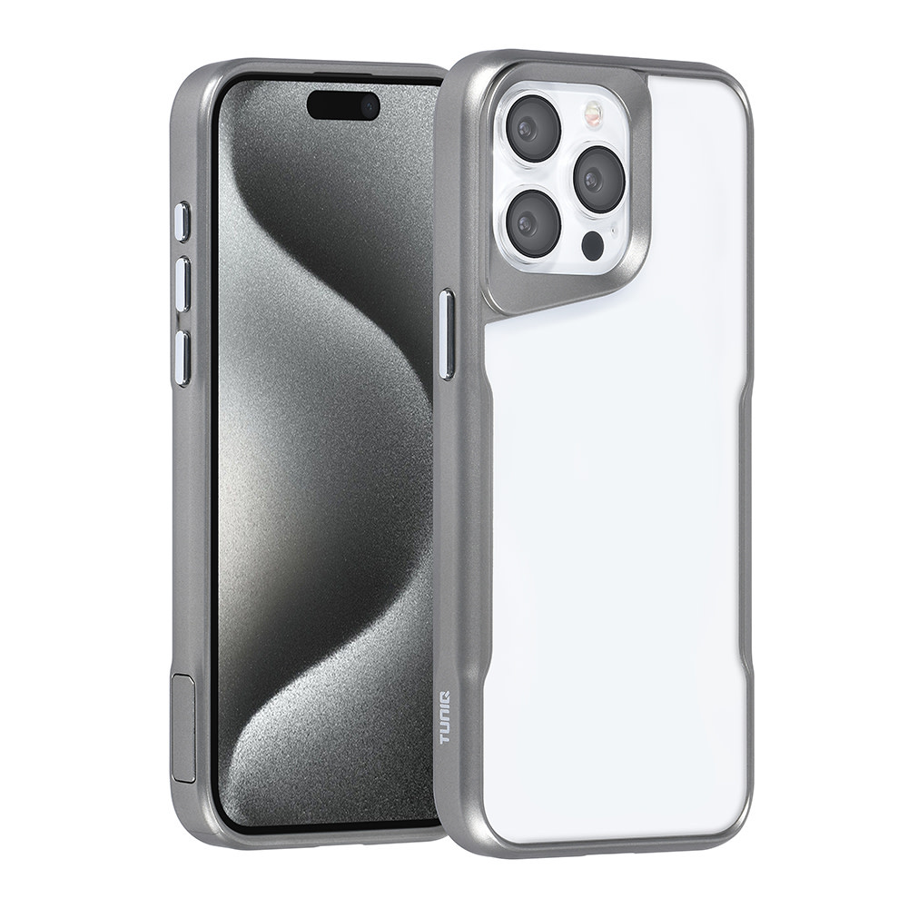 TUNIQ TUNIQ iPhone 15 Pro Max Backcover hoesje Silicone - Grijs