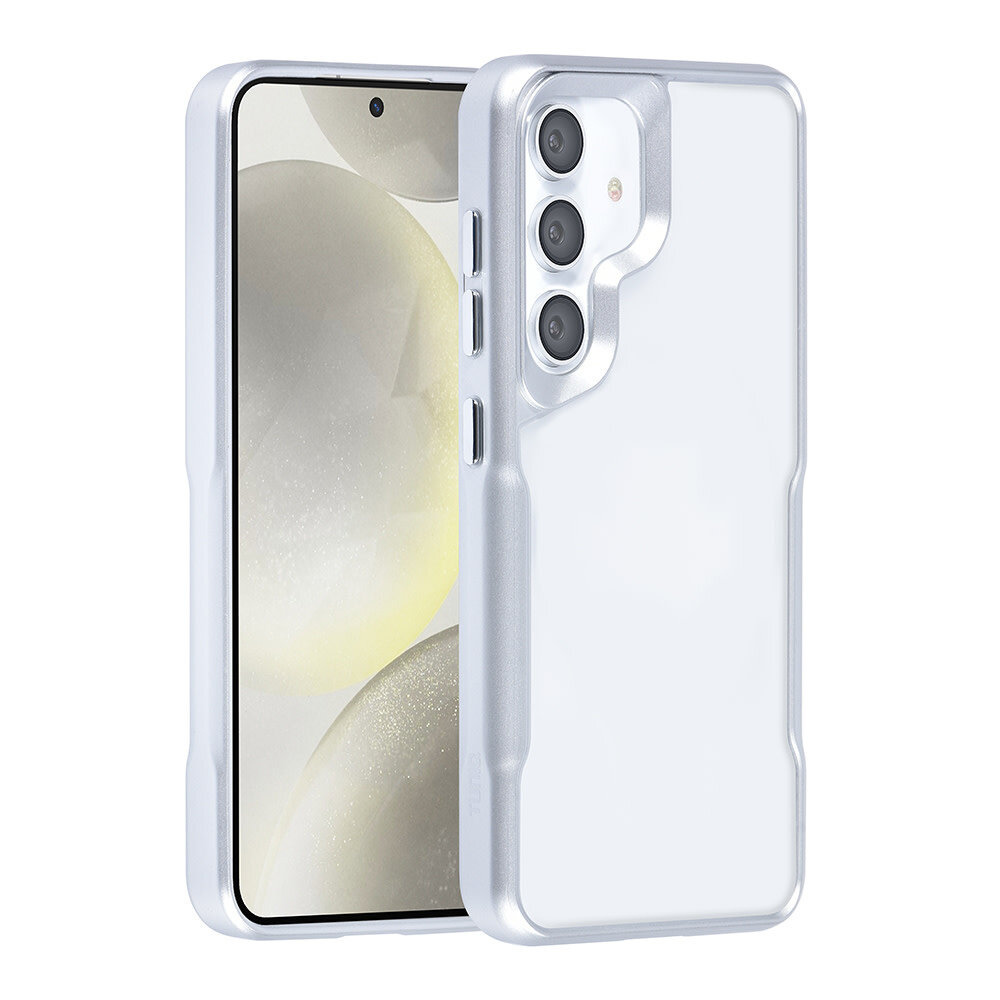 TUNIQ TUNIQ Galaxy S24 Back cover coque Silicone - Argent