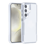 TUNIQ TUNIQ Galaxy S24 Back cover coque Silicone - Argent