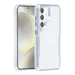 TUNIQ Galaxy S24 Back cover case - Silicone - Silver