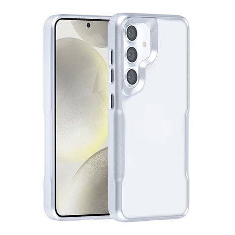 TUNIQ TUNIQ Galaxy S24 Back cover case - Silicone - Silver