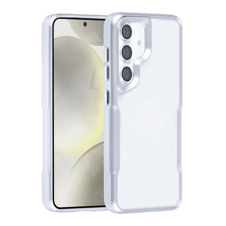 TUNIQ TUNIQ Galaxy S24 Back-Cover hul - Silicone - Silber