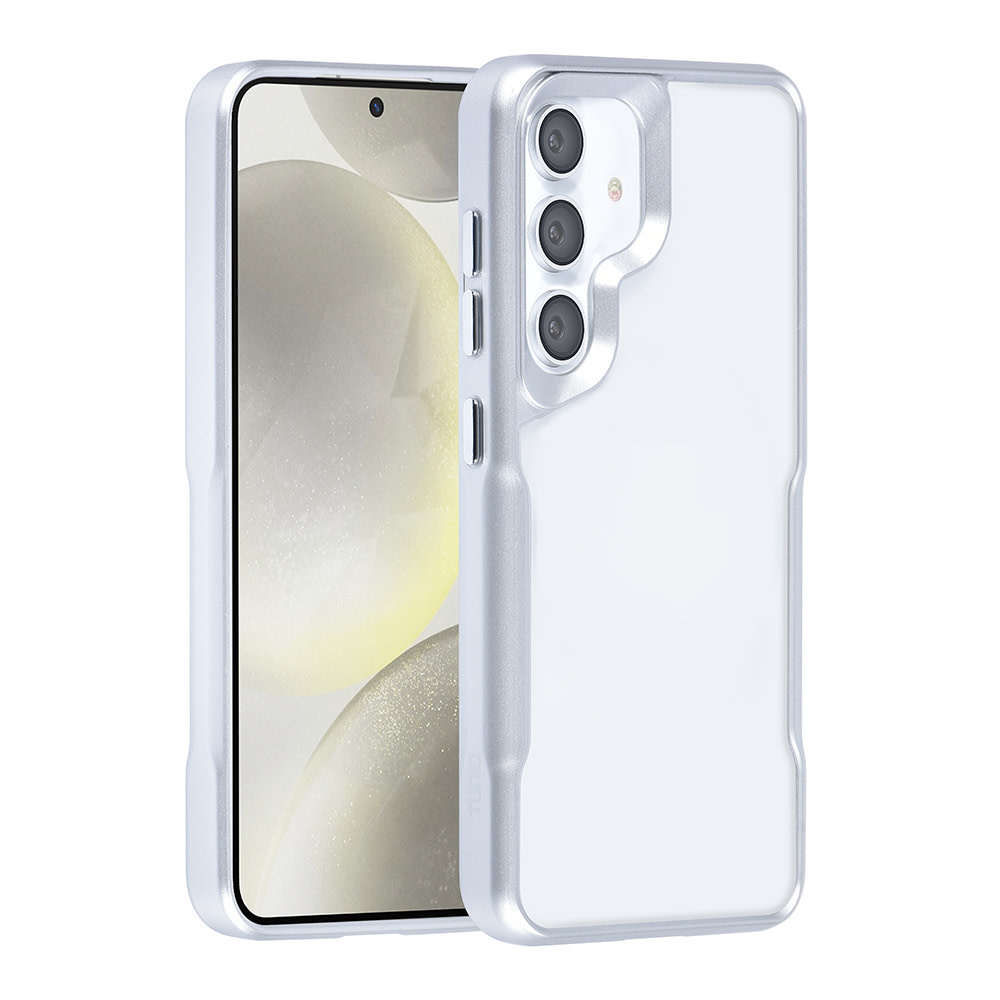 TUNIQ TUNIQ Galaxy S24 Backcover hoesje Silicone - Zilver