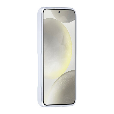 TUNIQ TUNIQ Galaxy S24 Back cover case - Silicone - Silver