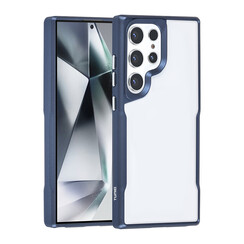 TUNIQ Galaxy S24 Ultra Back cover coque Silicone - Bleu foncé