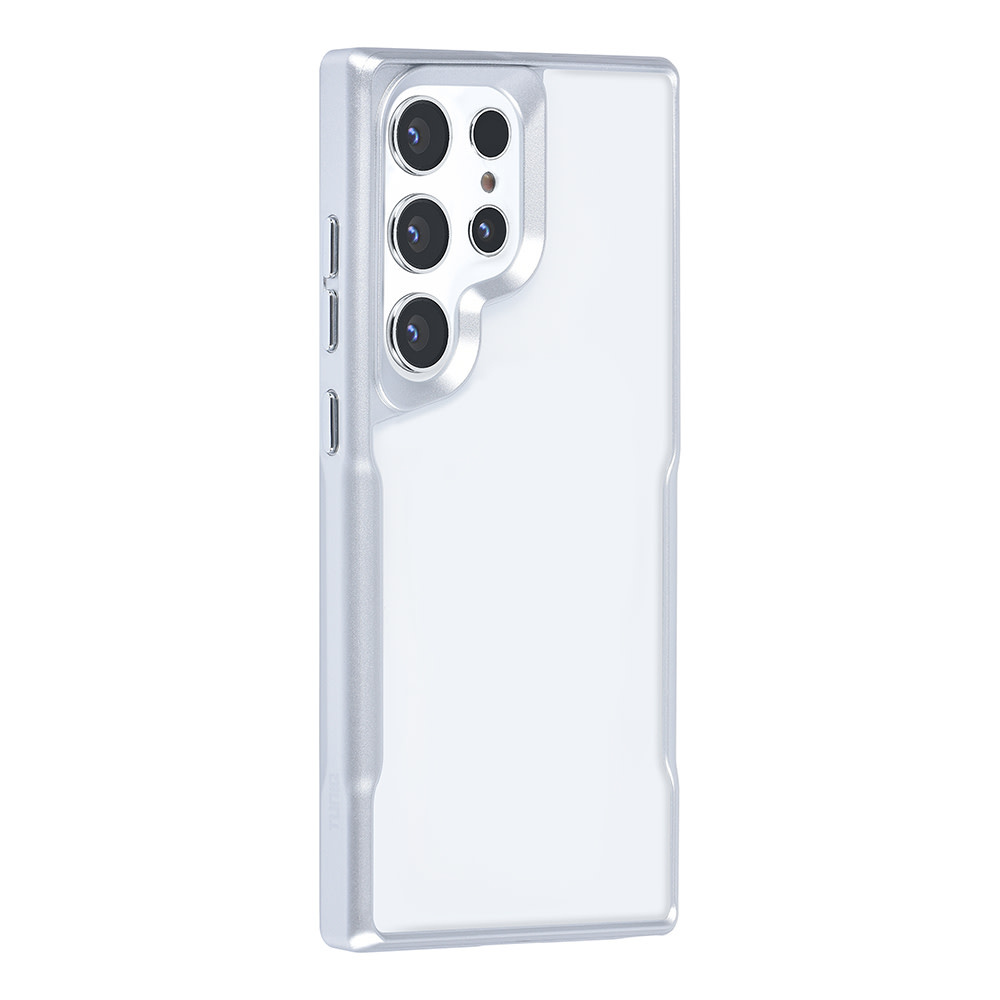 TUNIQ TUNIQ Galaxy S24 Ultra Backcover hoesje Silicone - Zilver, foto 2 van 4