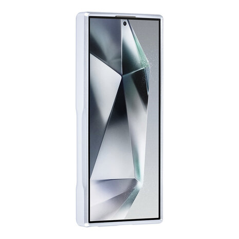 TUNIQ TUNIQ Galaxy S24 Ultra Backcover hoesje Silicone - Zilver TUNIQ TUNIQ Galaxy S24 Ultra Backcover hoesje Silicone - Zilver