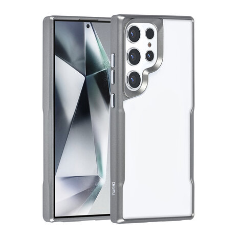 TUNIQ TUNIQ Galaxy S24 Ultra Back cover case - Silicone - Grey TUNIQ TUNIQ Galaxy S24 Ultra Back cover case - Silicone - Grey