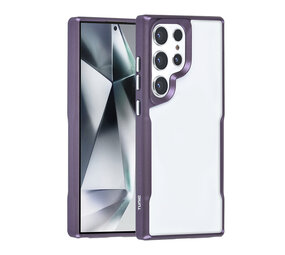 TUNIQ TUNIQ Galaxy S24 Ultra Backcover hoesje Silicone - Paars TUNIQ TUNIQ Galaxy S24 Ultra Backcover hoesje Silicone - Paars