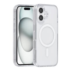 TUNIQ iPhone 16 Back cover coque Magsafe silicone - Blanc