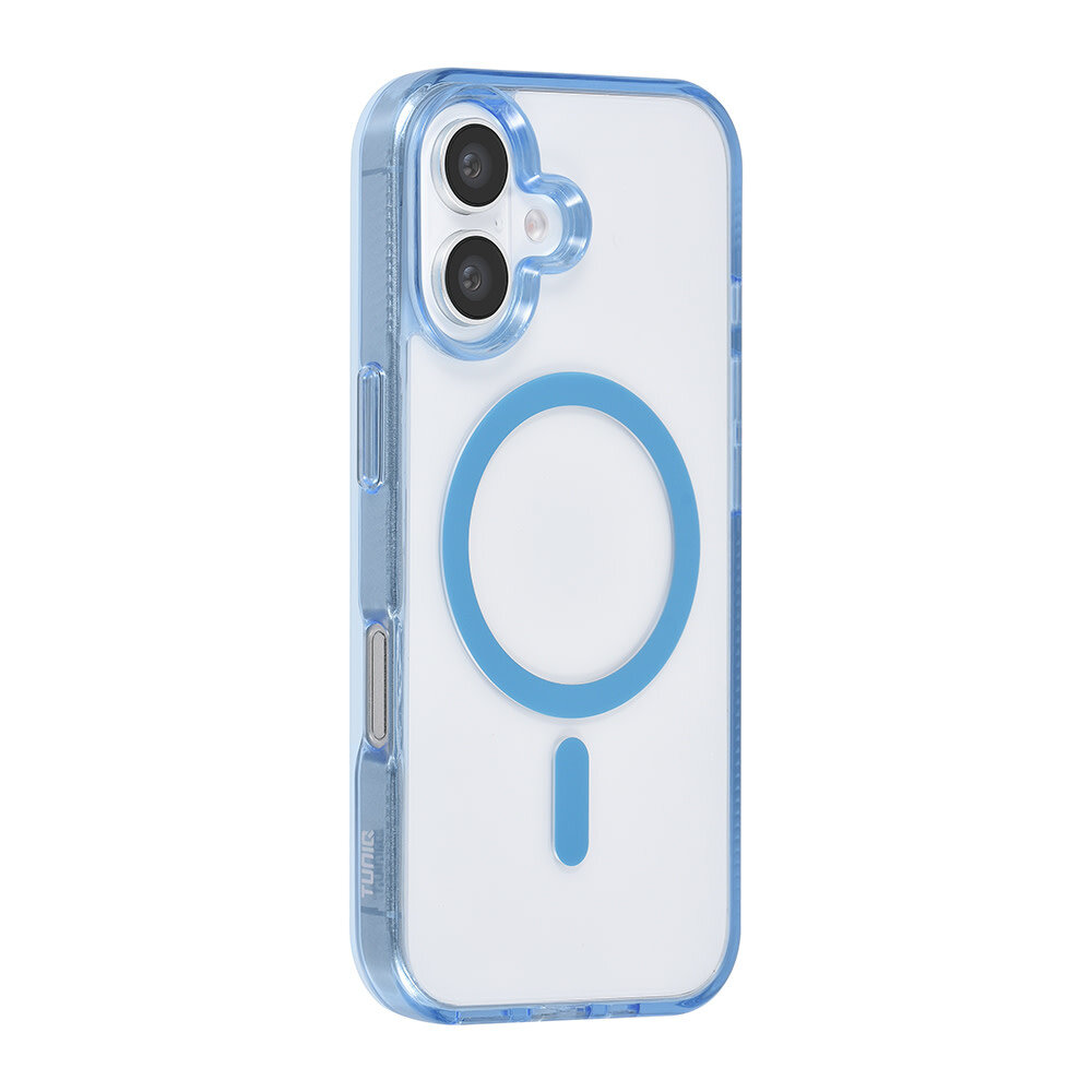 TUNIQ TUNIQ iPhone 16 Backcover hoesje Magsafe silicone - Blauw TUNIQ TUNIQ iPhone 16 Backcover hoesje Magsafe silicone - Blauw