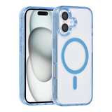 TUNIQ TUNIQ iPhone 16 Back cover coque Magsafe silicone - Bleu TUNIQ TUNIQ iPhone 16 Back cover coque Magsafe silicone - Bleu