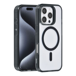 TUNIQ iPhone 16 Pro Back cover case - Magsafe silicone - Black
