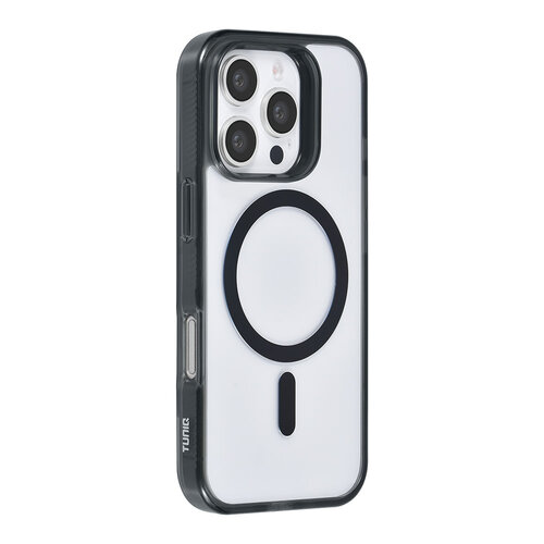 TUNIQ TUNIQ iPhone 16 Pro Back-Cover hul - Magsafe silicone - Schwarz