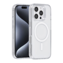 TUNIQ iPhone 16 Pro Back cover case - Magsafe silicone - White