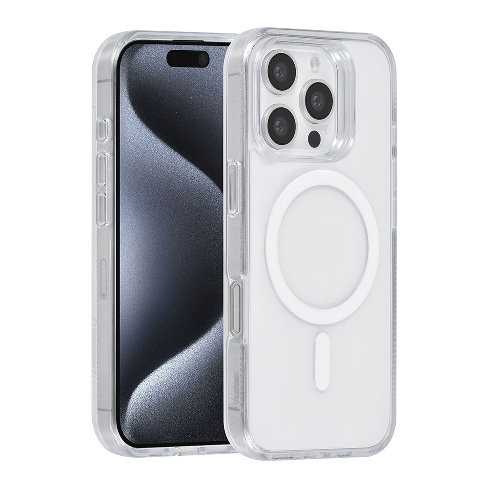 TUNIQ TUNIQ iPhone 16 Pro Backcover hoesje Magsafe silicone - Wit