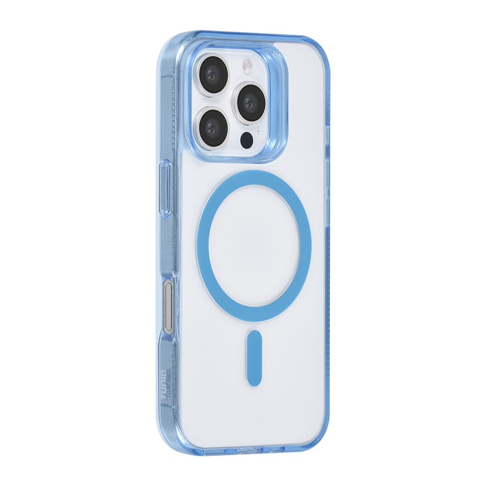 TUNIQ TUNIQ iPhone 16 Pro Backcover hoesje Magsafe silicone - Blauw, foto 2 van 6