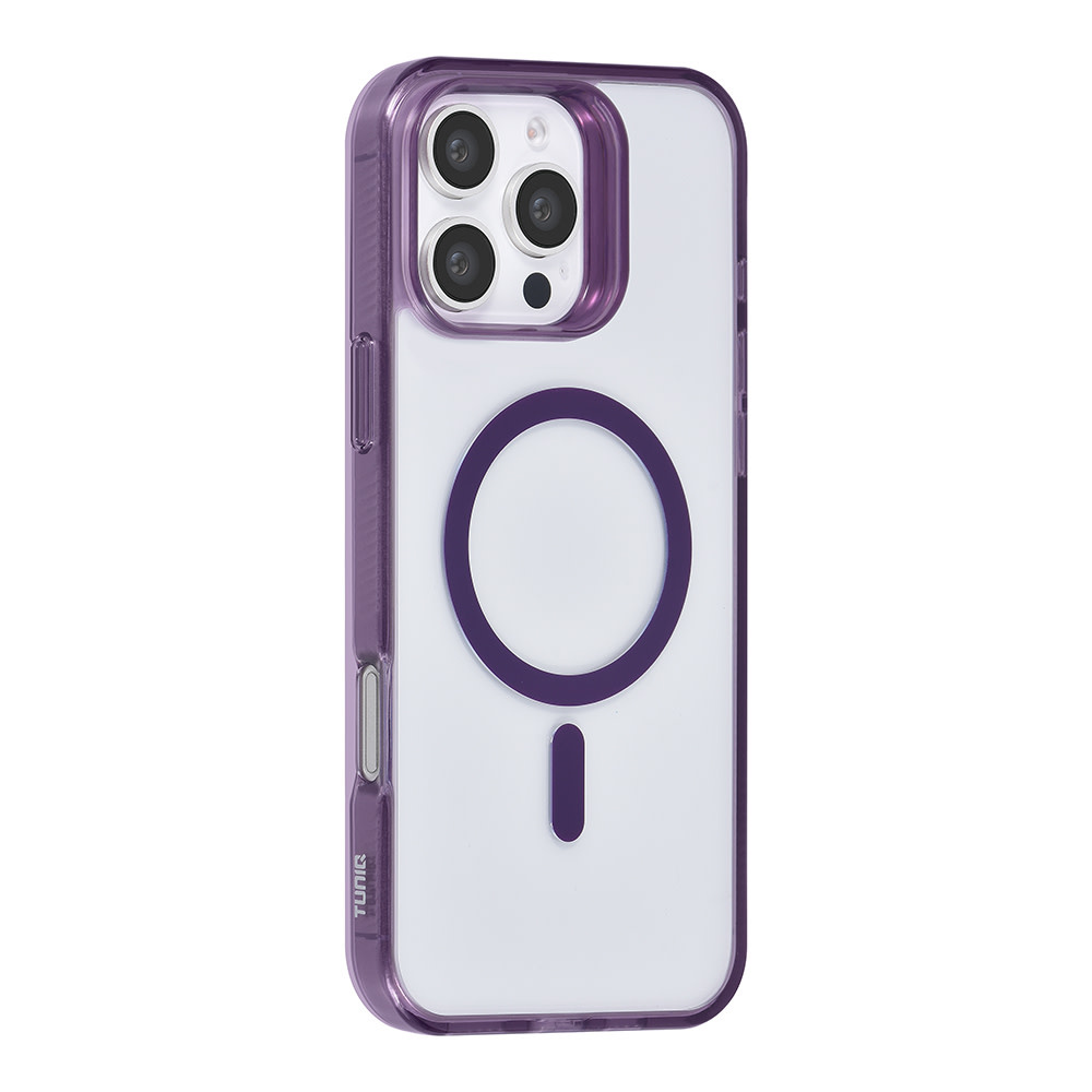 TUNIQ TUNIQ iPhone 16 Pro Max Backcover hoesje Magsafe silicone - Paars, foto 2 van 6
