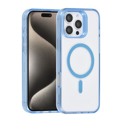 TUNIQ iPhone 16 Pro Max Back-Cover hul - Magsafe silicone - Blau