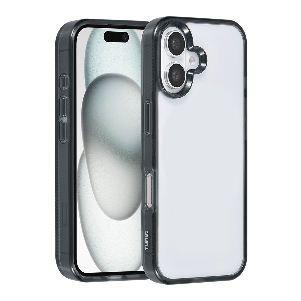 TUNIQ TUNIQ iPhone 16 Backcover hoesje Silicone - Zwart