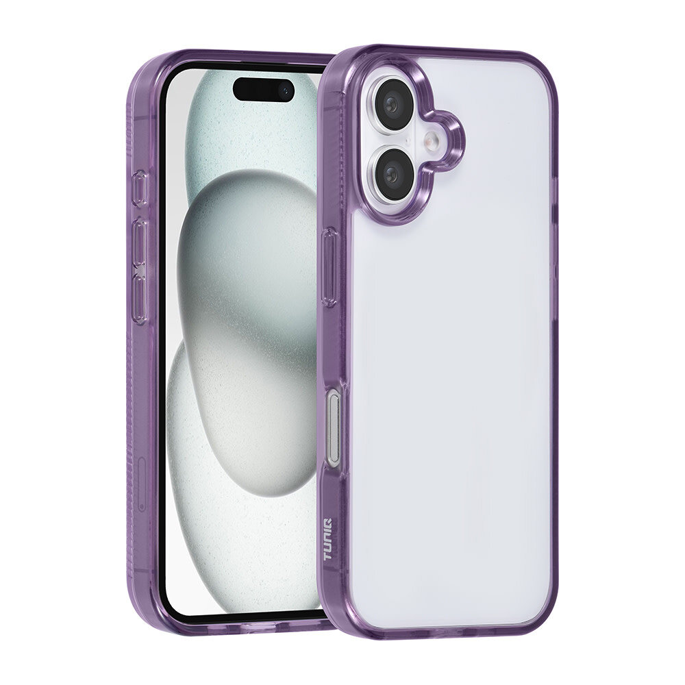 TUNIQ TUNIQ iPhone 16 Back cover case - Silicone - Purple