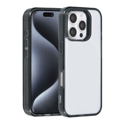 TUNIQ iPhone 16 Pro Back-Cover hul - Silicone - Schwarz