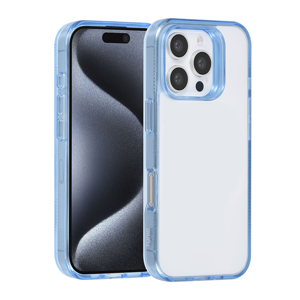 TUNIQ TUNIQ iPhone 16 Pro Back cover coque Silicone - Bleu
