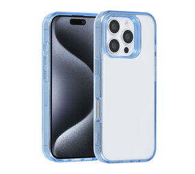 TUNIQ TUNIQ iPhone 16 Pro Back-Cover hul - Silicone - Blau