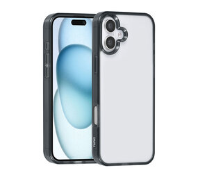 TUNIQ TUNIQ iPhone 16 Plus Back-Cover hul - Silicone - Schwarz