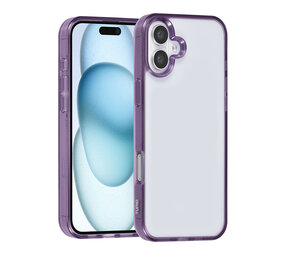 TUNIQ TUNIQ iPhone 16 Plus Back-Cover hul - Silicone - Lila