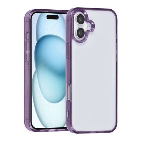TUNIQ TUNIQ iPhone 16 Plus Back cover case - Silicone - Purple