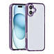 TUNIQ TUNIQ iPhone 16 Plus Backcover hoesje Silicone - Paars TUNIQ TUNIQ iPhone 16 Plus Backcover hoesje Silicone - Paars