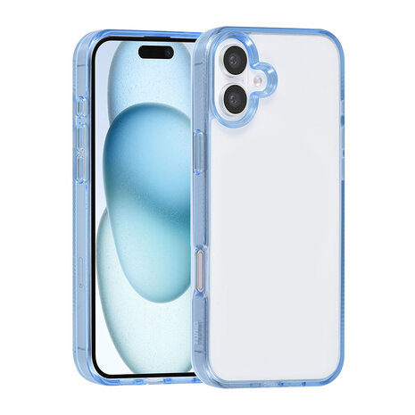 TUNIQ TUNIQ iPhone 16 Plus Back cover case - Silicone - Blue