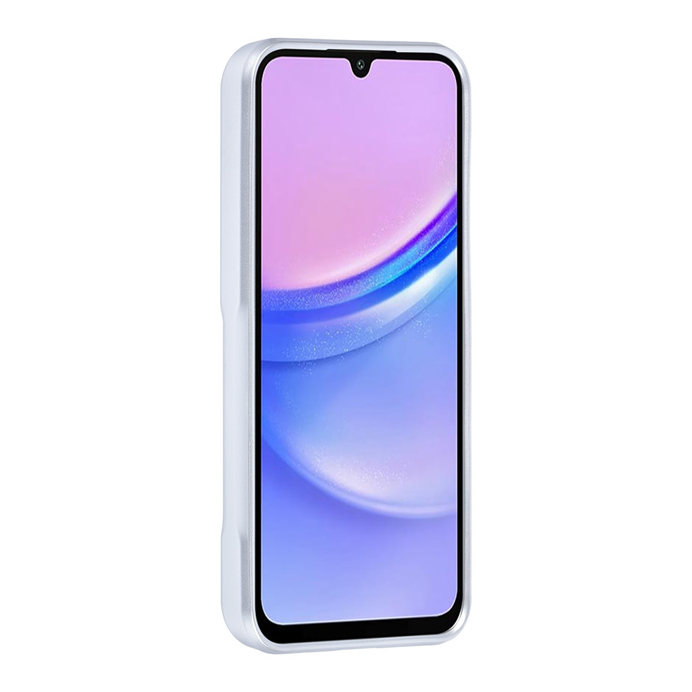 TUNIQ TUNIQ Galaxy A15 5G Backcover hoesje Silicone - Zilver, foto 3 van 6