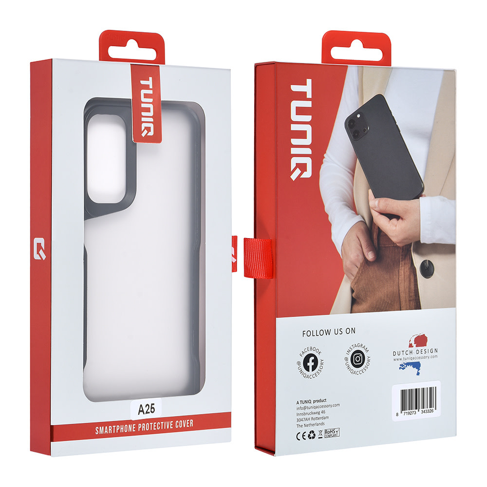 TUNIQ TUNIQ Galaxy A25 Backcover hoesje Silicone - Zwart, foto 4 van 6