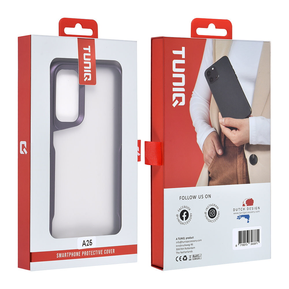 TUNIQ TUNIQ Galaxy A25 Backcover hoesje Silicone - Paars