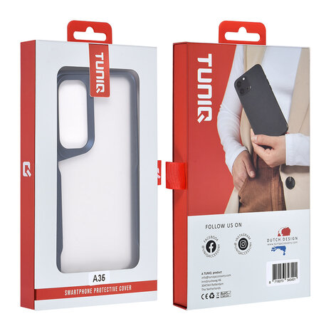 TUNIQ TUNIQ Galaxy A35 Back cover case - Silicone - Dark Blue
